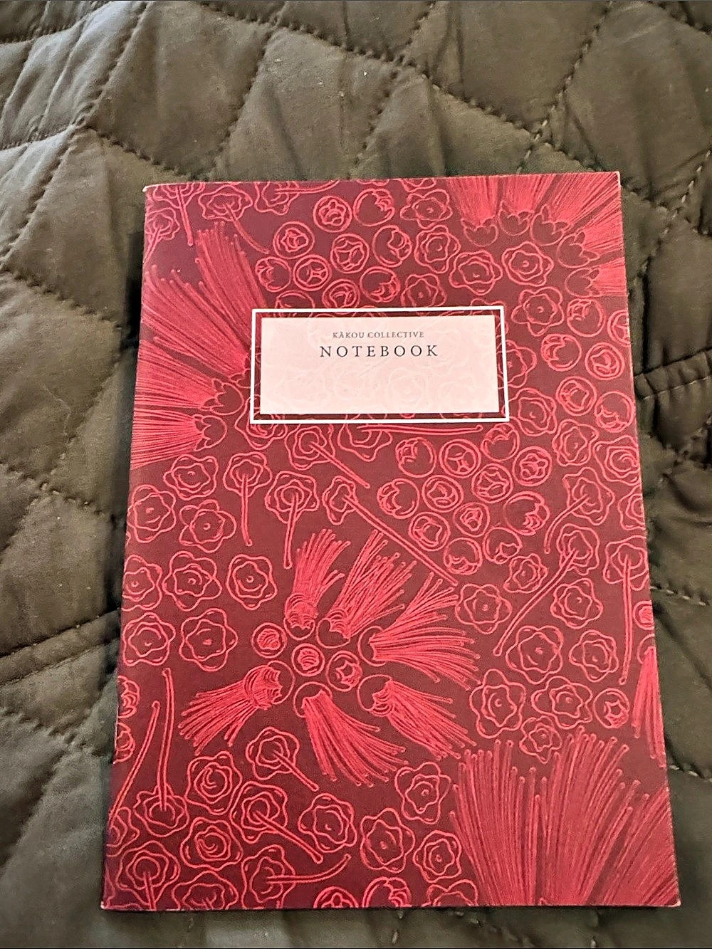 Kākou Collective Ke Ola O Ka Lehua Notebook 5x7 Red & Black